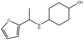 Cyclohexanol, 4-[[1-(2-furanyl)ethyl]amino]- Structural