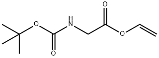 vinyl 2-(tert-butoxycarbonylamino)acetate Structural