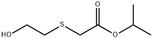 propan-2-yl 2-[(2-hydroxyethyl)sulfanyl]acetate Structural