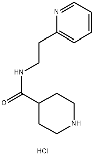 N-(2-pyridin-2-ylethyl)piperidine-4-carboxamide dihydrochloride Structural
