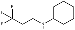 N-(3,3,3-trifluoropropyl)cyclohexanamine Structural