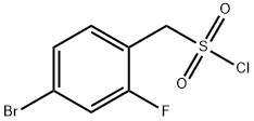 (4-bromo-2-fluorophenyl)methanesulfonyl chloride