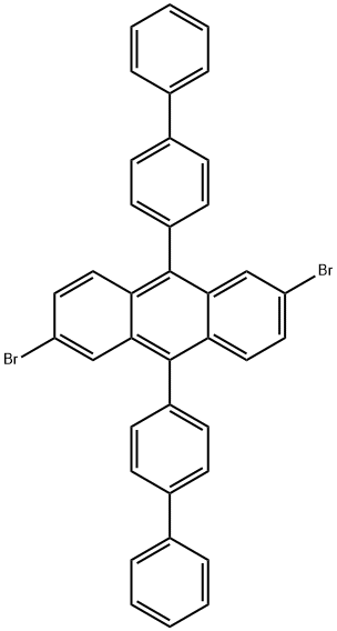 9,10-di([1,1'-biphenyl]-4-yl)-2,6-dibromoanthracene