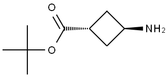 trans-3-Aminocyclobutanecarboxylic acid tert-butyl ester Structural
