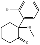 Cyclohexanone, 2-(2-bromophenyl)-2-(methylamino)- Structural