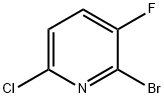 Pyridine, 2-bromo-6-chloro-3-fluoro- Structural