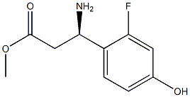 METHYL (3R)-3-AMINO-3-(2-FLUORO-4-HYDROXYPHENYL)PROPANOATE
