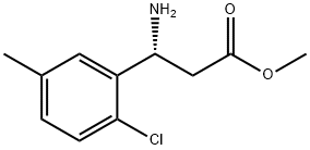 METHYL (3R)-3-AMINO-3-(2-CHLORO-5-METHYLPHENYL)PROPANOATE