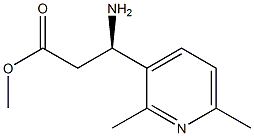 METHYL (3R)-3-AMINO-3-(2,6-DIMETHYL(3-PYRIDYL))PROPANOATE Structural