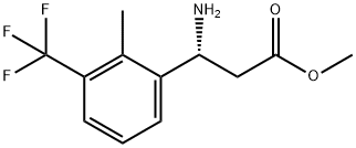 METHYL (3R)-3-AMINO-3-[2-METHYL-3-(TRIFLUOROMETHYL)PHENYL]PROPANOATE