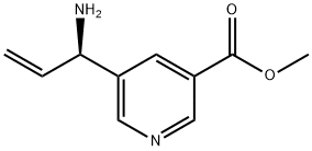 METHYL 5-((1R)-1-AMINOPROP-2-ENYL)PYRIDINE-3-CARBOXYLATE Structural