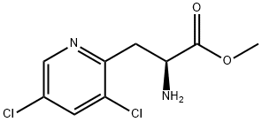 METHYL (2S)-2-AMINO-3-(3,5-DICHLORO(2-PYRIDYL))PROPANOATE Structural