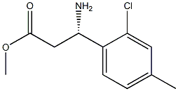 METHYL (3S)-3-AMINO-3-(2-CHLORO-4-METHYLPHENYL)PROPANOATE