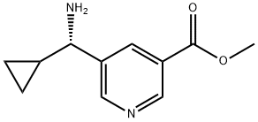 METHYL 5-((1S)AMINOCYCLOPROPYLMETHYL)PYRIDINE-3-CARBOXYLATE