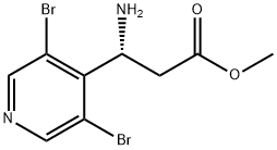 METHYL (3R)-3-AMINO-3-(3,5-DIBROMO(4-PYRIDYL))PROPANOATE