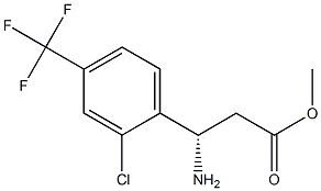 METHYL (3S)-3-AMINO-3-[2-CHLORO-4-(TRIFLUOROMETHYL)PHENYL]PROPANOATE