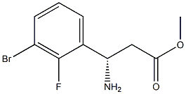 METHYL (3S)-3-AMINO-3-(3-BROMO-2-FLUOROPHENYL)PROPANOATE