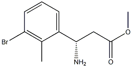 METHYL (3S)-3-AMINO-3-(3-BROMO-2-METHYLPHENYL)PROPANOATE