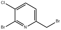Pyridine, 2-bromo-6-(bromomethyl)-3-chloro- Structural