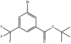 3-Bromo-5-trifluoromethyl-benzoic acid tert-butyl ester Structural