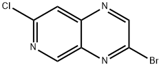 Pyrido[3,4-b]pyrazine, 3-bromo-7-chloro- Structural