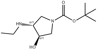 trans-1-Boc-3-ethylamino-4-hydroxypyrrolidine