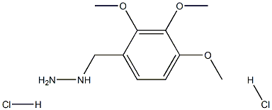 [(2,3,4-trimethoxyphenyl)methyl]hydrazine dihydrochloride Structural