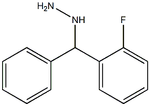 Hydrazine, [(2-fluorophenyl)phenylmethyl]- Structural