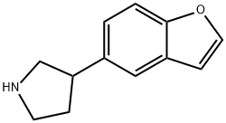Pyrrolidine, 3-(5-benzofuranyl)- Structural