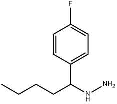 Hydrazine, [1-(4-fluorophenyl)pentyl]- Structural