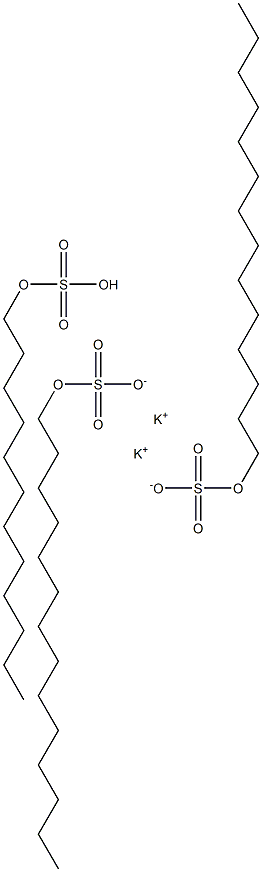 dipotassium dodecyl sulfate tetradecyl sulfate Structural