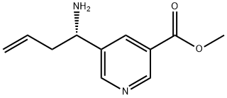 METHYL 5-((1S)-1-AMINOBUT-3-ENYL)PYRIDINE-3-CARBOXYLATE