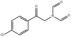 Formamide, N-[2-(4-chlorophenyl)-2-oxoethyl]-N-formyl- Structural