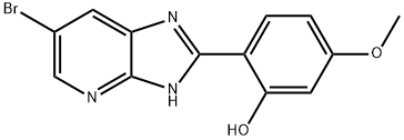 Phenol, 2-(6-bromo-3H-imidazo[4,5-b]pyridin-2-yl)-5-methoxy- Structural