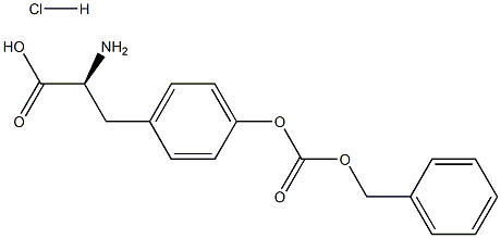 O-(Carbobenzyloxy)-L-Tyrosine Hydrochloride Structural