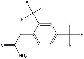 2-(2,4-BIS-TRIFLUOROMETHYLPHENYL)THIOACETAMIDE Structural