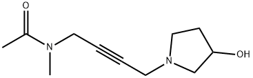 Acetamide, N-[4-(3-hydroxy-1-pyrrolidinyl)-2-butyn-1-yl]-N-methyl- Structural