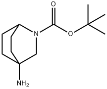 tert-butyl 4-amino-2-azabicyclo[2.2.2]octane-2-carboxylate Structural