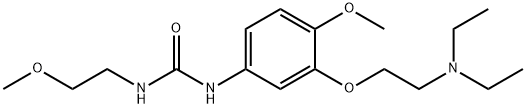 Urea, N-[3-[2-(diethylamino)ethoxy]-4-methoxyphenyl]-N'-(2-methoxyethyl)- Structural