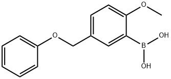 Boronic acid, B-[2-methoxy-5-(phenoxymethyl)phenyl]- Structural