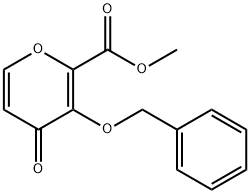 3-Benzyloxy-4-oxo-4H-pyran-2-carboxylic acid methyl ester Structural