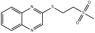 Quinoxaline, 2-[[2-(methylsulfonyl)ethyl]thio]- Structural