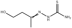 Hydrazinecarbothioamide, 2-(3-hydroxy-1-methylpropylidene)- Structural