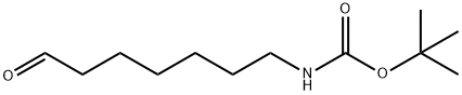 tert-butyl(7-oxoheptyl) carbamate Structural