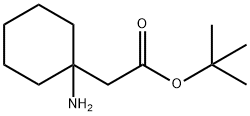 tert-butyl 2-(1-aminocyclohexyl)acetate Structural