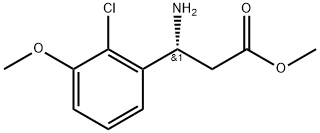 METHYL (3R)-3-AMINO-3-(2-CHLORO-3-METHOXYPHENYL)PROPANOATE