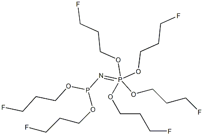 Hexakis(3-fluoropropoxy)phosphazene Structural