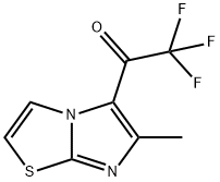 Ethanone, 2,2,2-trifluoro-1-(6-methylimidazo[2,1-b]thiazol-5-yl)- Structural