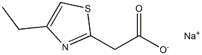 sodium 2-(4-ethyl-1,3-thiazol-2-yl)acetate Structural