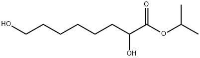 Octanoic acid, 2,8-dihydroxy-, 1-methylethyl ester Structural